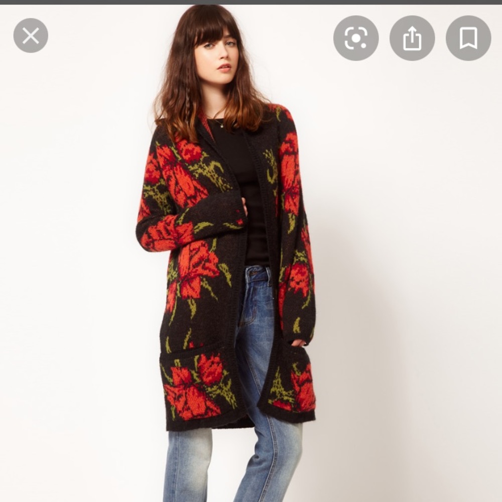 Free People Flower Power Cardigan